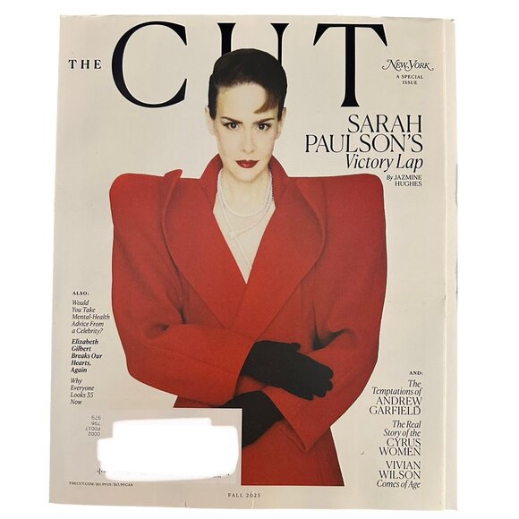 The Cut Magazine Fall 2025 New York Magazine Special Issue Sarah Paulson - Picture 1 of 1